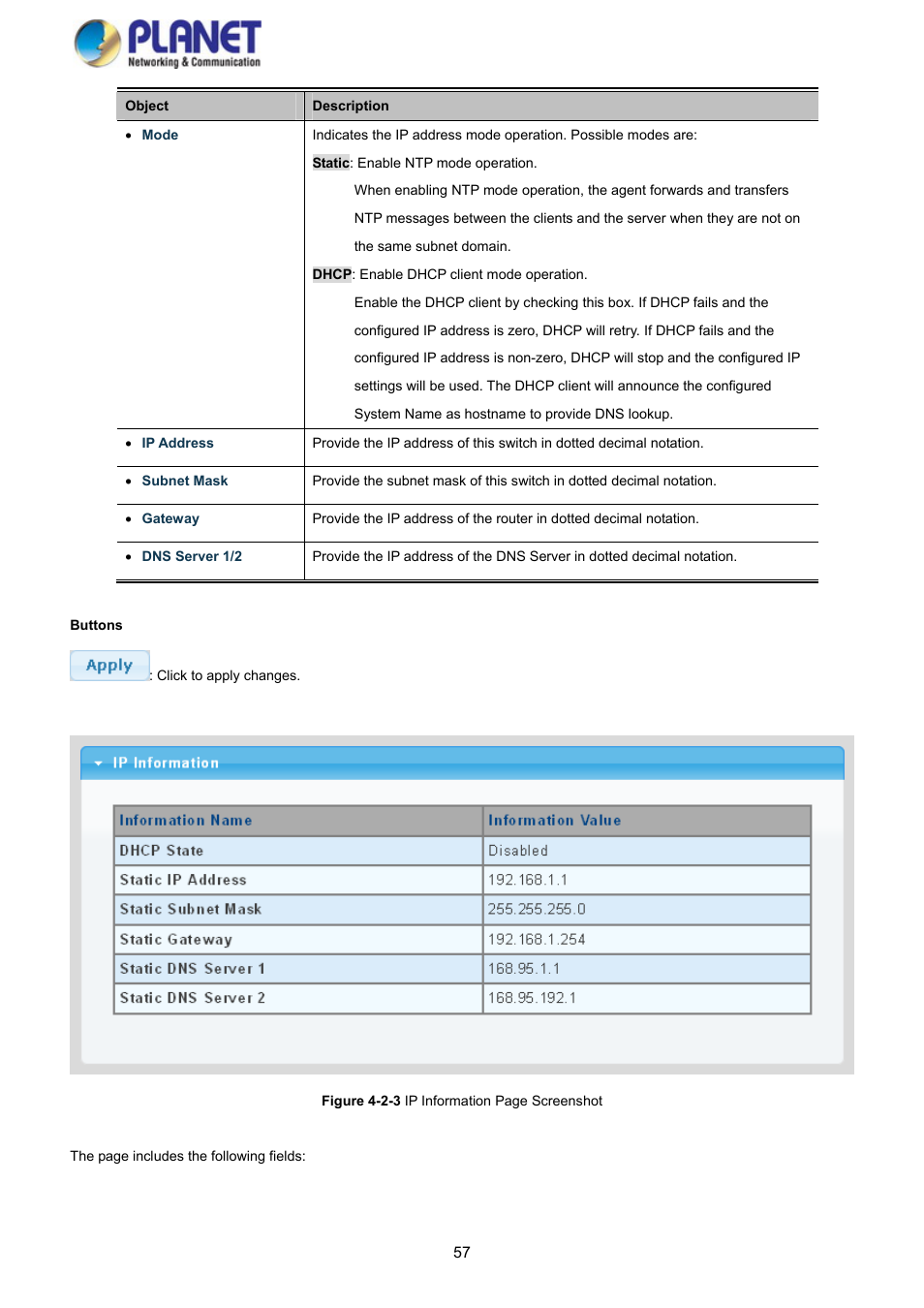 PLANET GS-4210-8P2S User Manual | Page 57 / 353