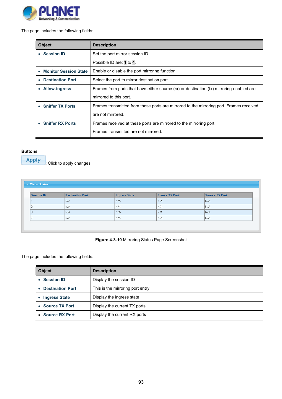 PLANET GS-4210-8P2S User Manual | Page 93 / 353