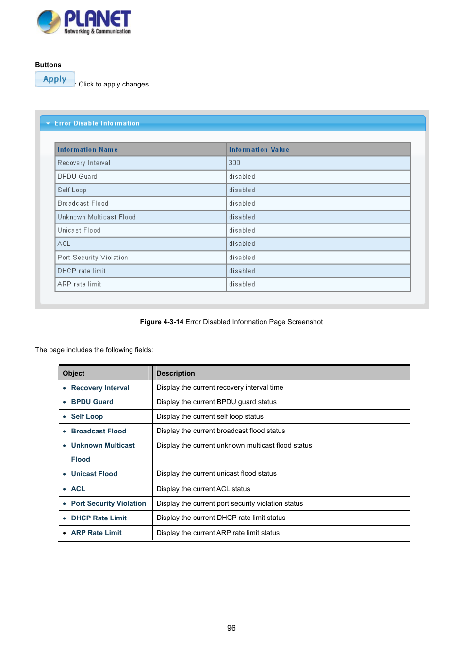 PLANET GS-4210-8P2S User Manual | Page 96 / 353