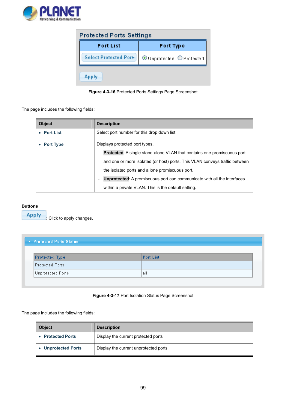 PLANET GS-4210-8P2S User Manual | Page 99 / 353