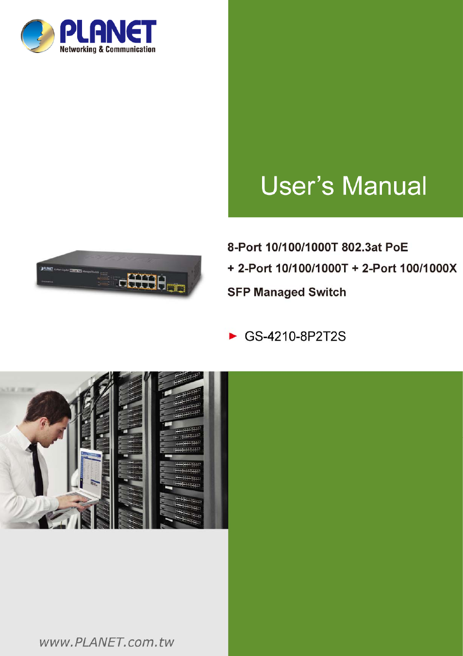 PLANET GS-4210-8P2T2S User Manual | 331 pages