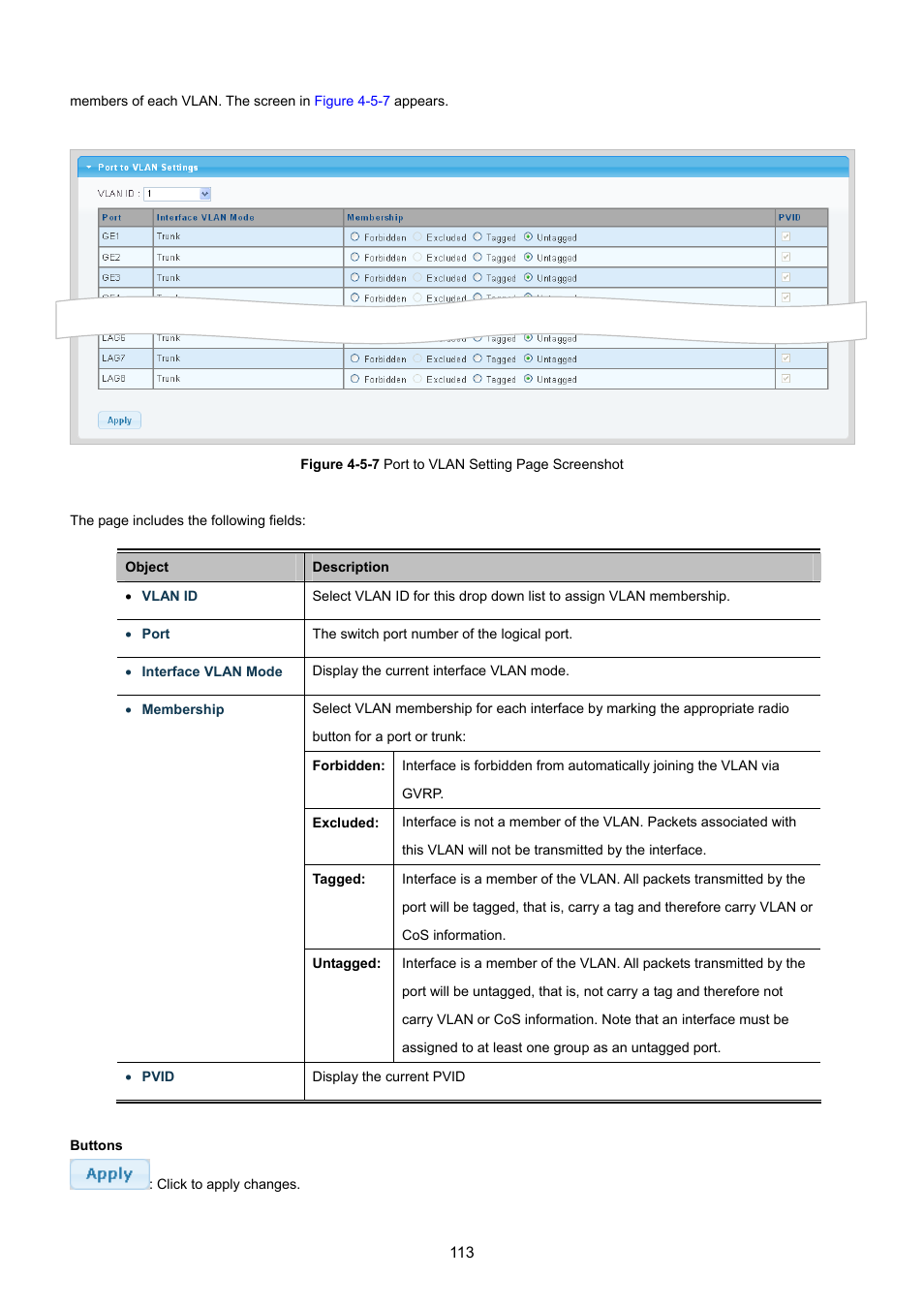 PLANET GS-4210-8P2T2S User Manual | Page 113 / 331