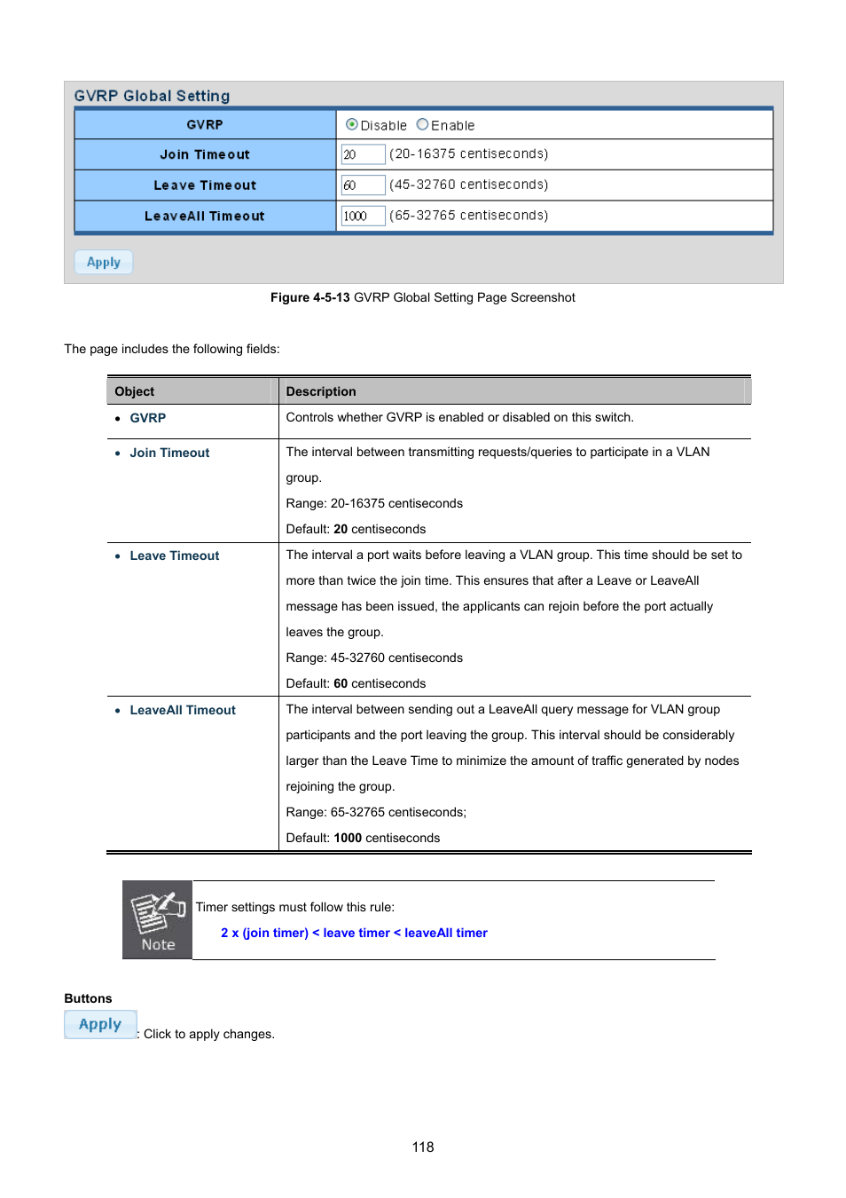 PLANET GS-4210-8P2T2S User Manual | Page 118 / 331