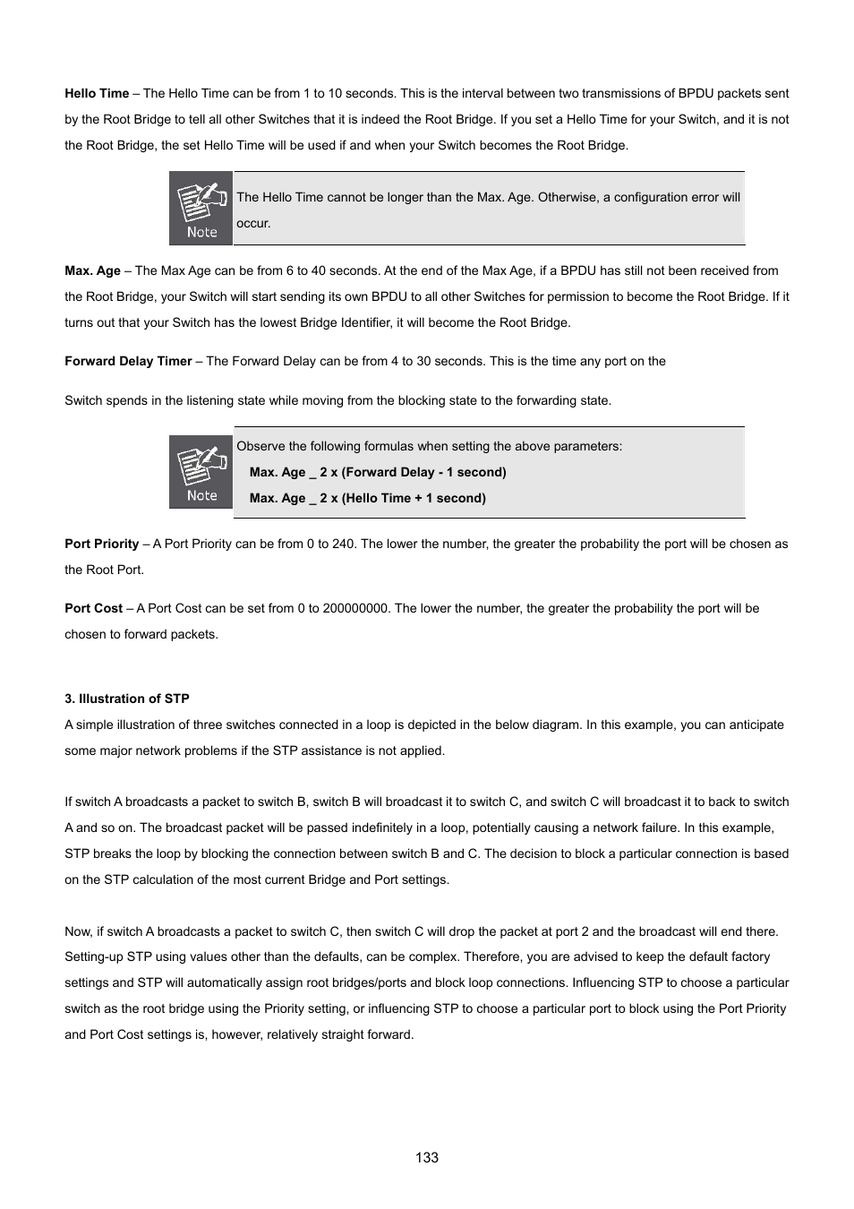 PLANET GS-4210-8P2T2S User Manual | Page 133 / 331