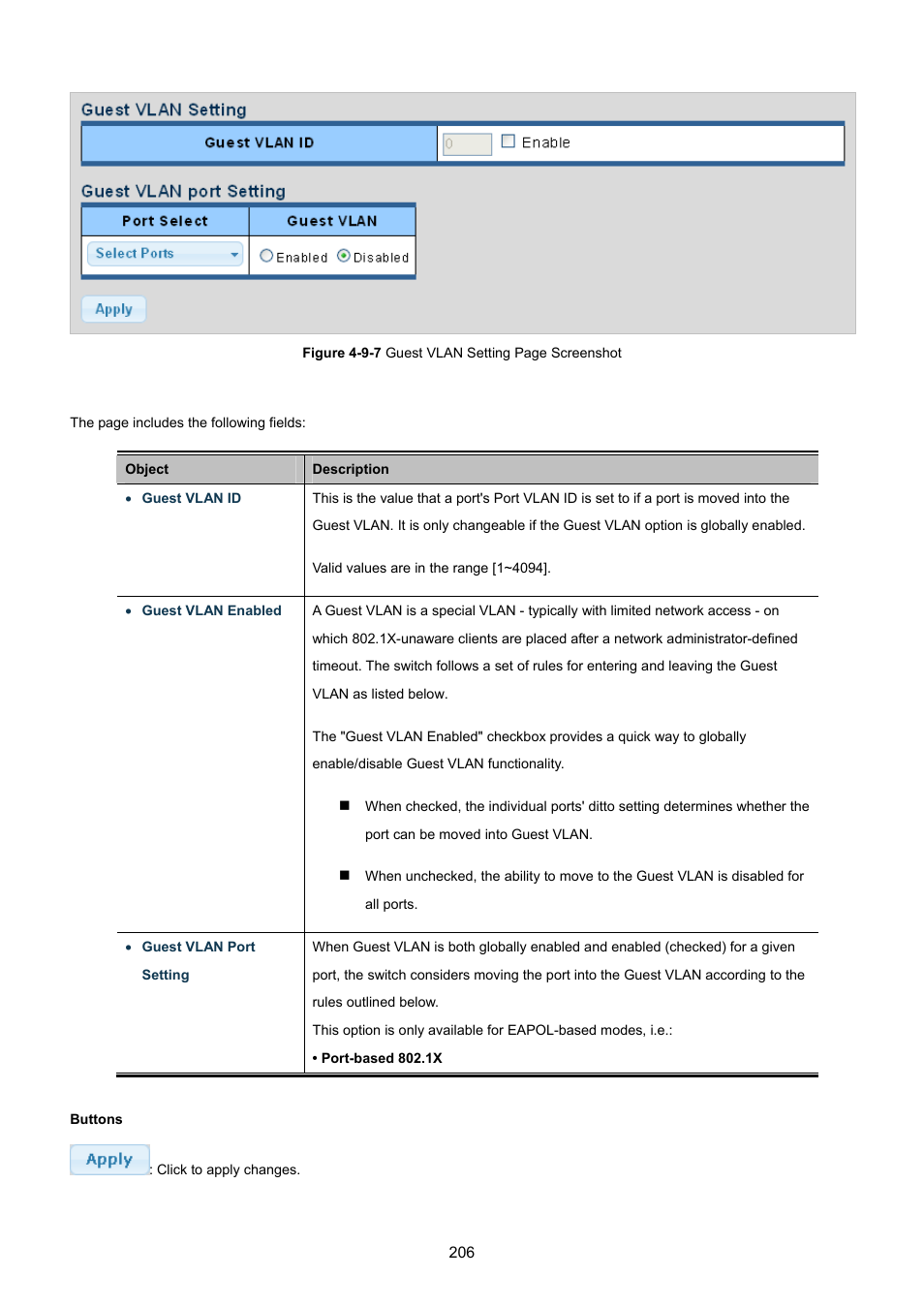 PLANET GS-4210-8P2T2S User Manual | Page 206 / 331