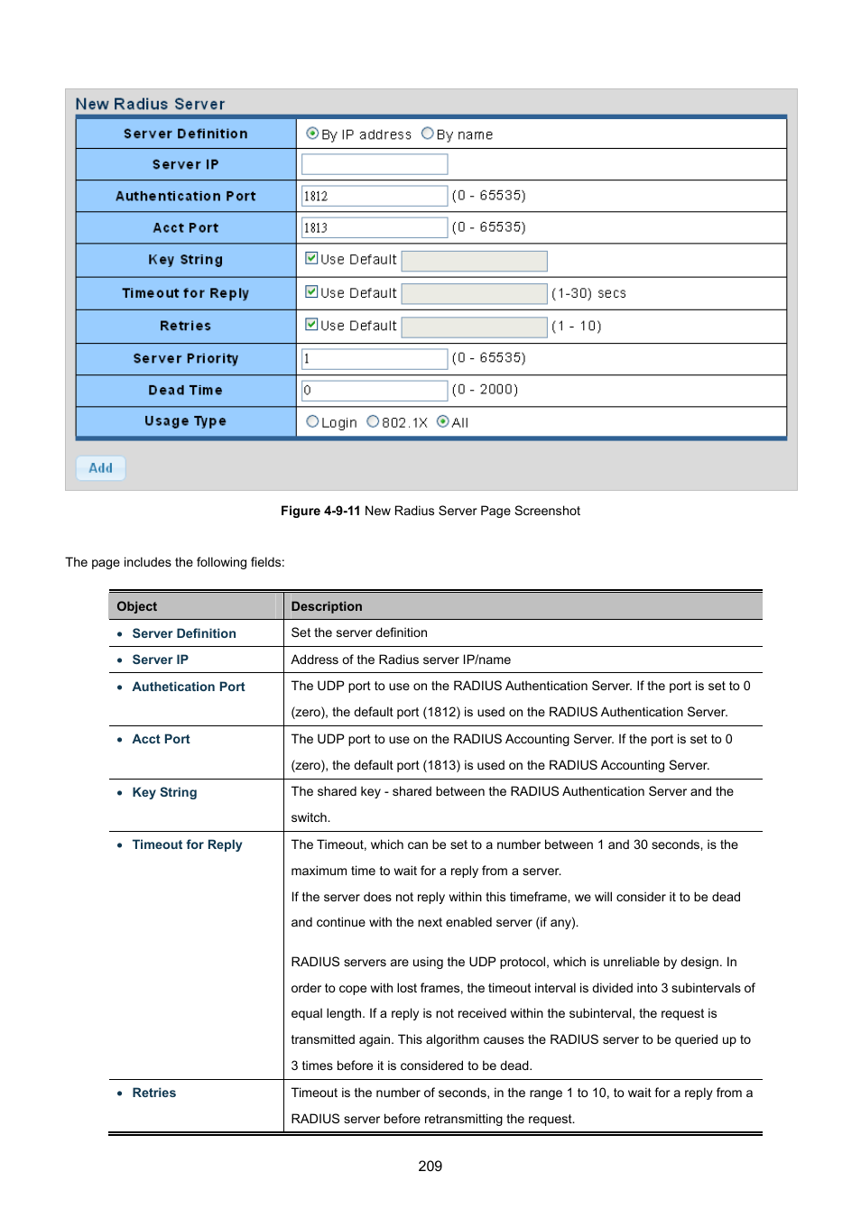 PLANET GS-4210-8P2T2S User Manual | Page 209 / 331
