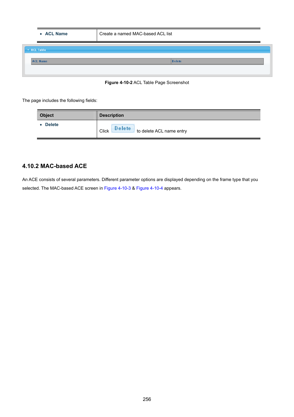 2 mac-based ace | PLANET GS-4210-8P2T2S User Manual | Page 256 / 331