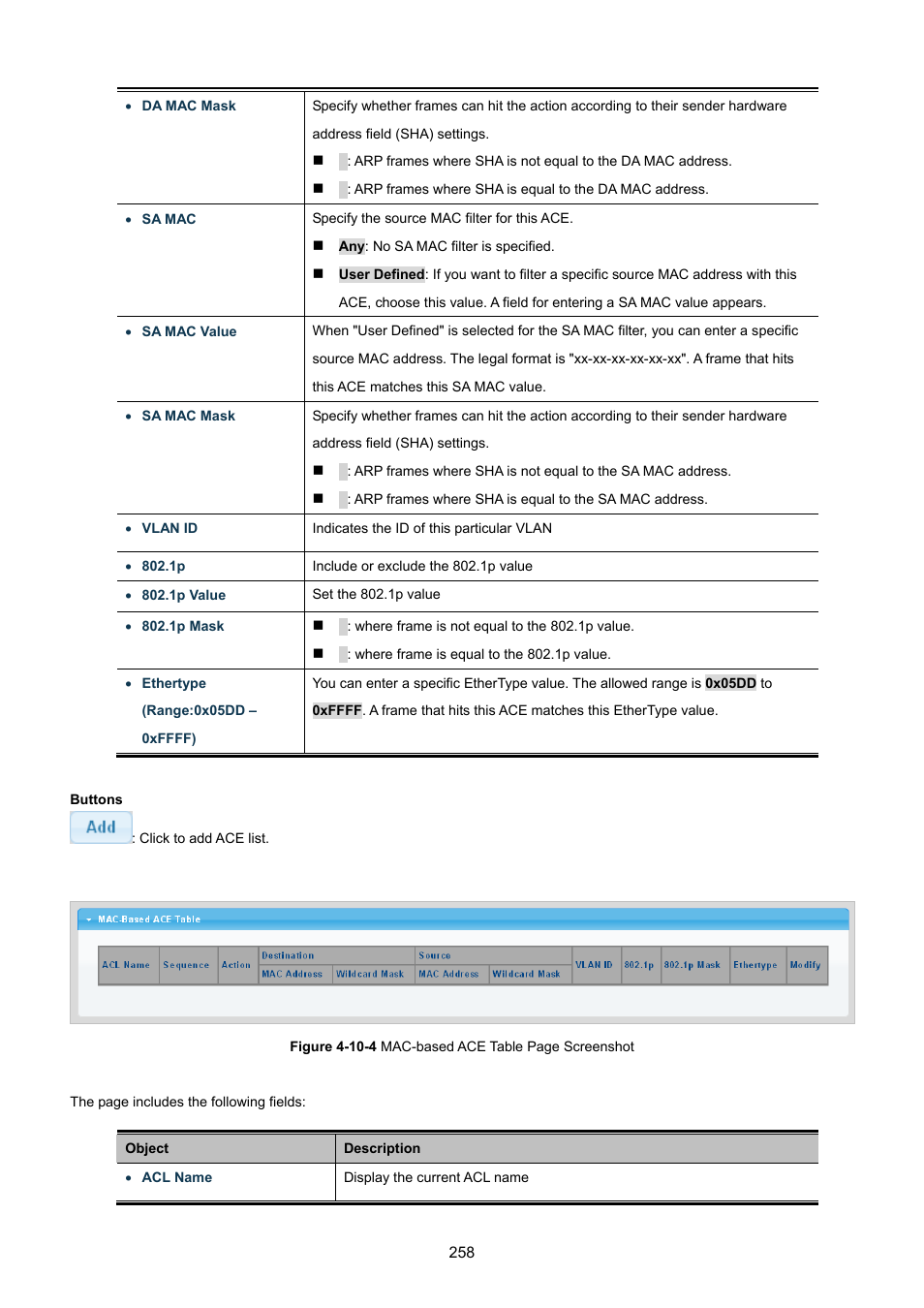 PLANET GS-4210-8P2T2S User Manual | Page 258 / 331