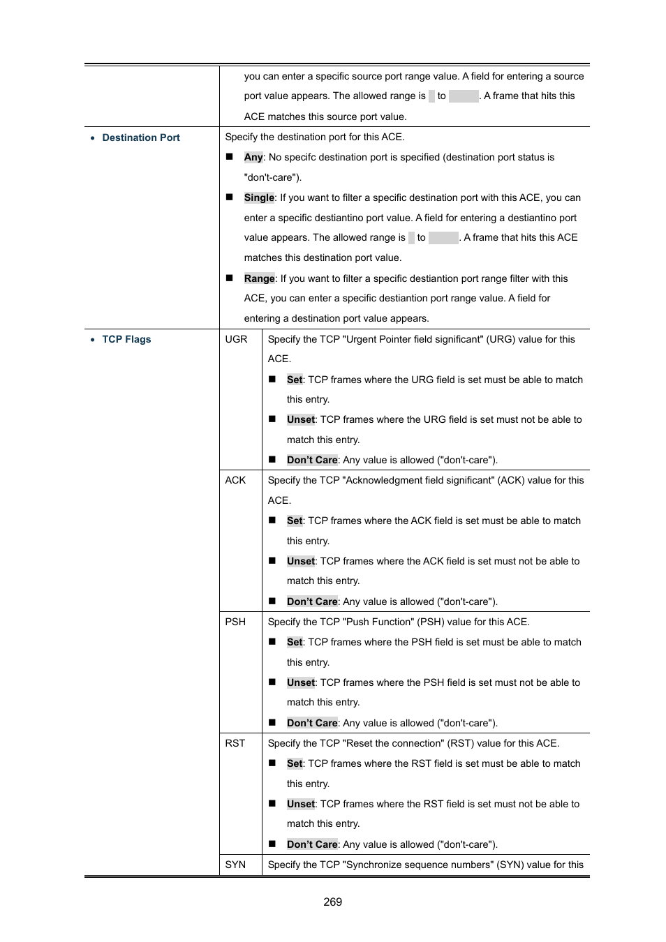 PLANET GS-4210-8P2T2S User Manual | Page 269 / 331