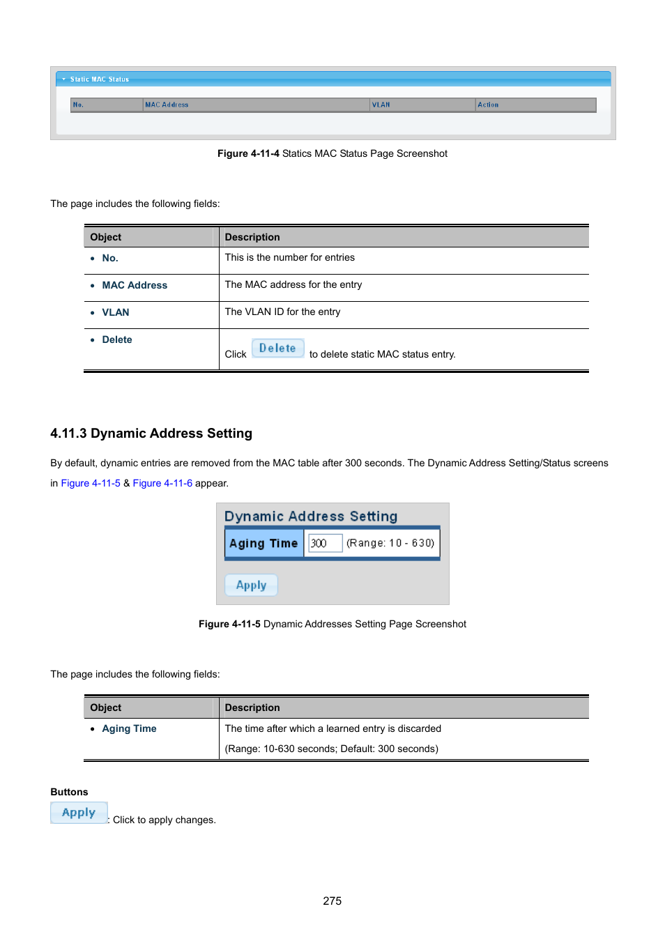 3 dynamic address setting | PLANET GS-4210-8P2T2S User Manual | Page 275 / 331