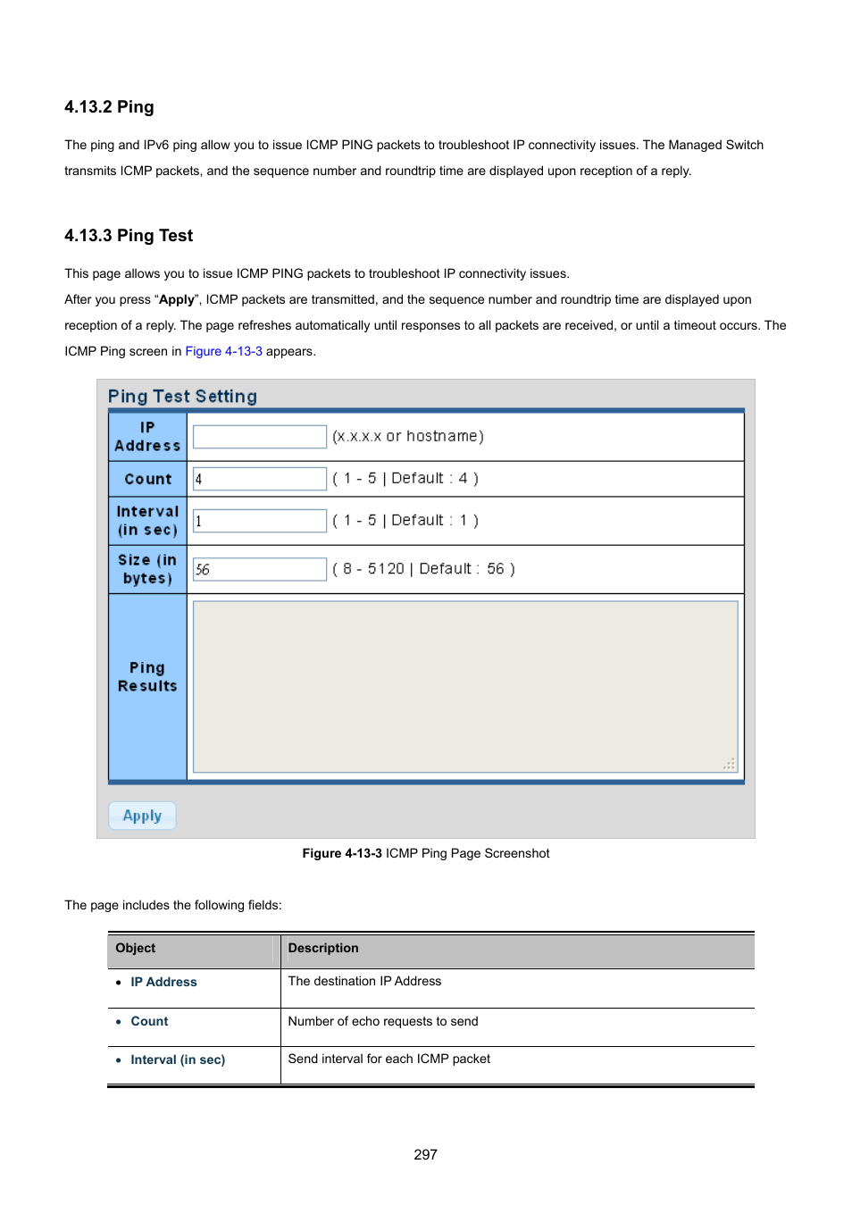 2 ping, 3 ping test | PLANET GS-4210-8P2T2S User Manual | Page 297 / 331