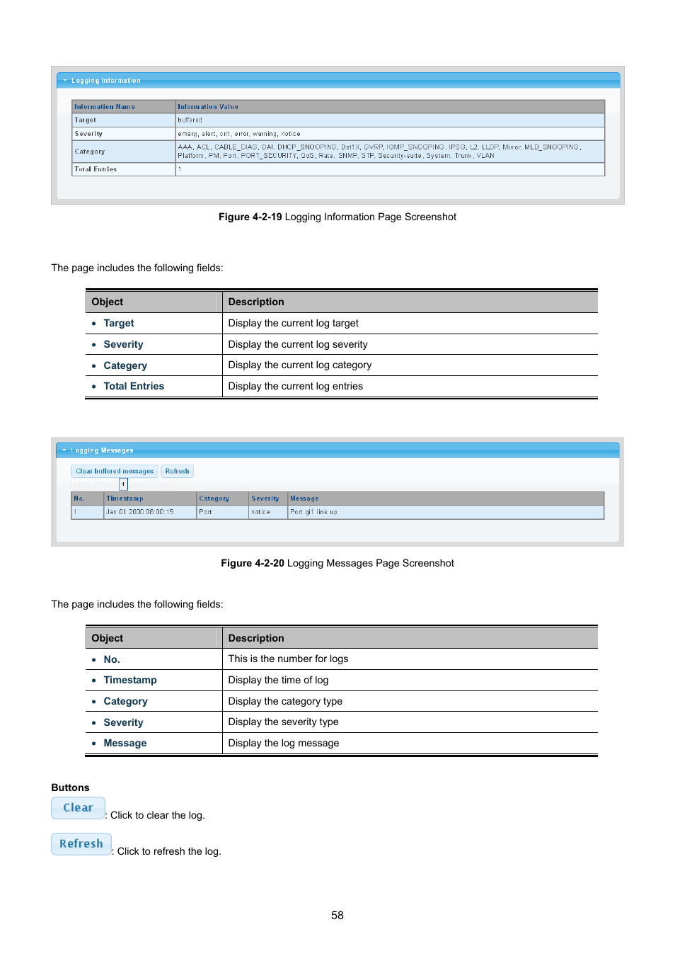 PLANET GS-4210-8P2T2S User Manual | Page 58 / 331