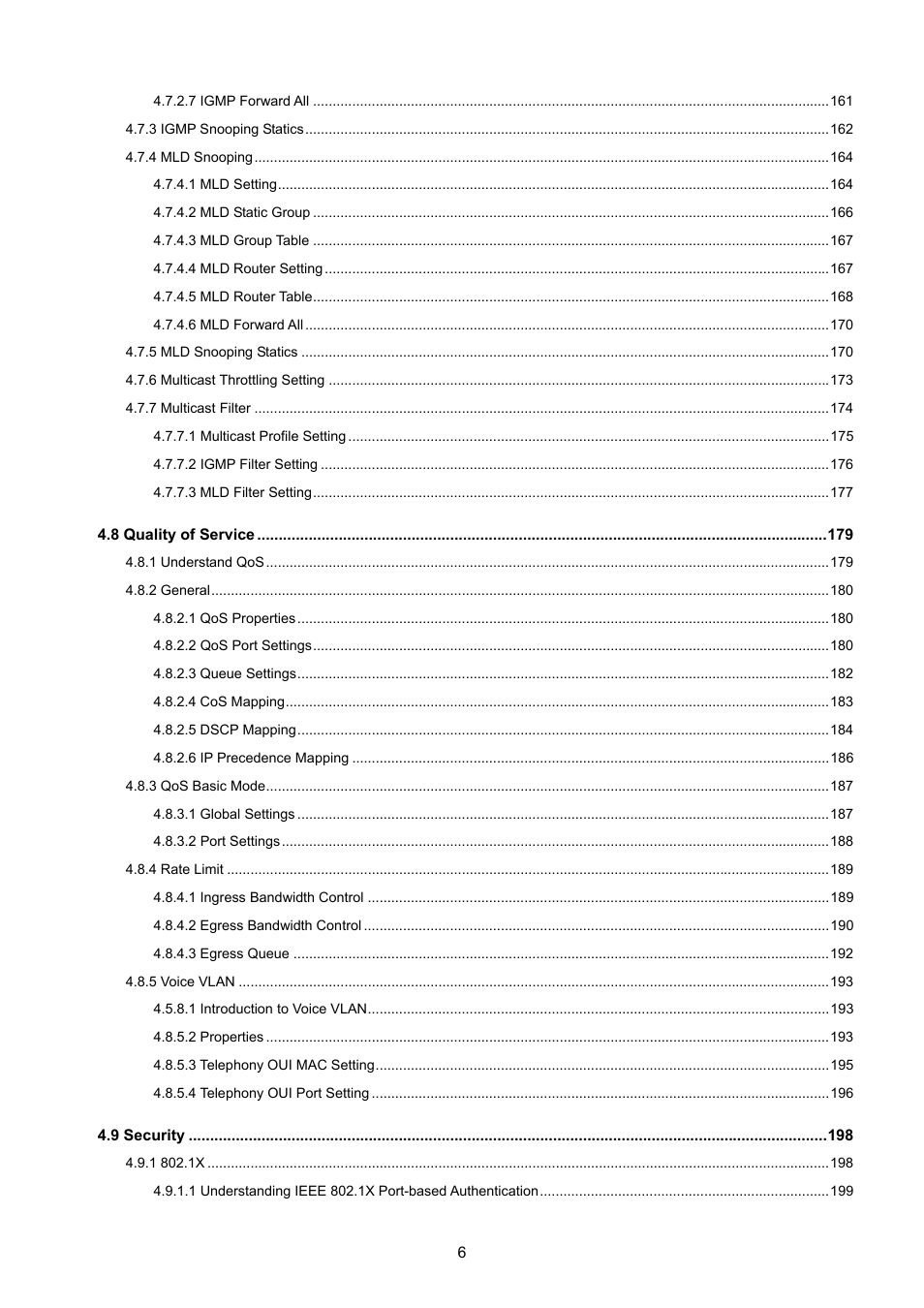 PLANET GS-4210-8P2T2S User Manual | Page 6 / 331
