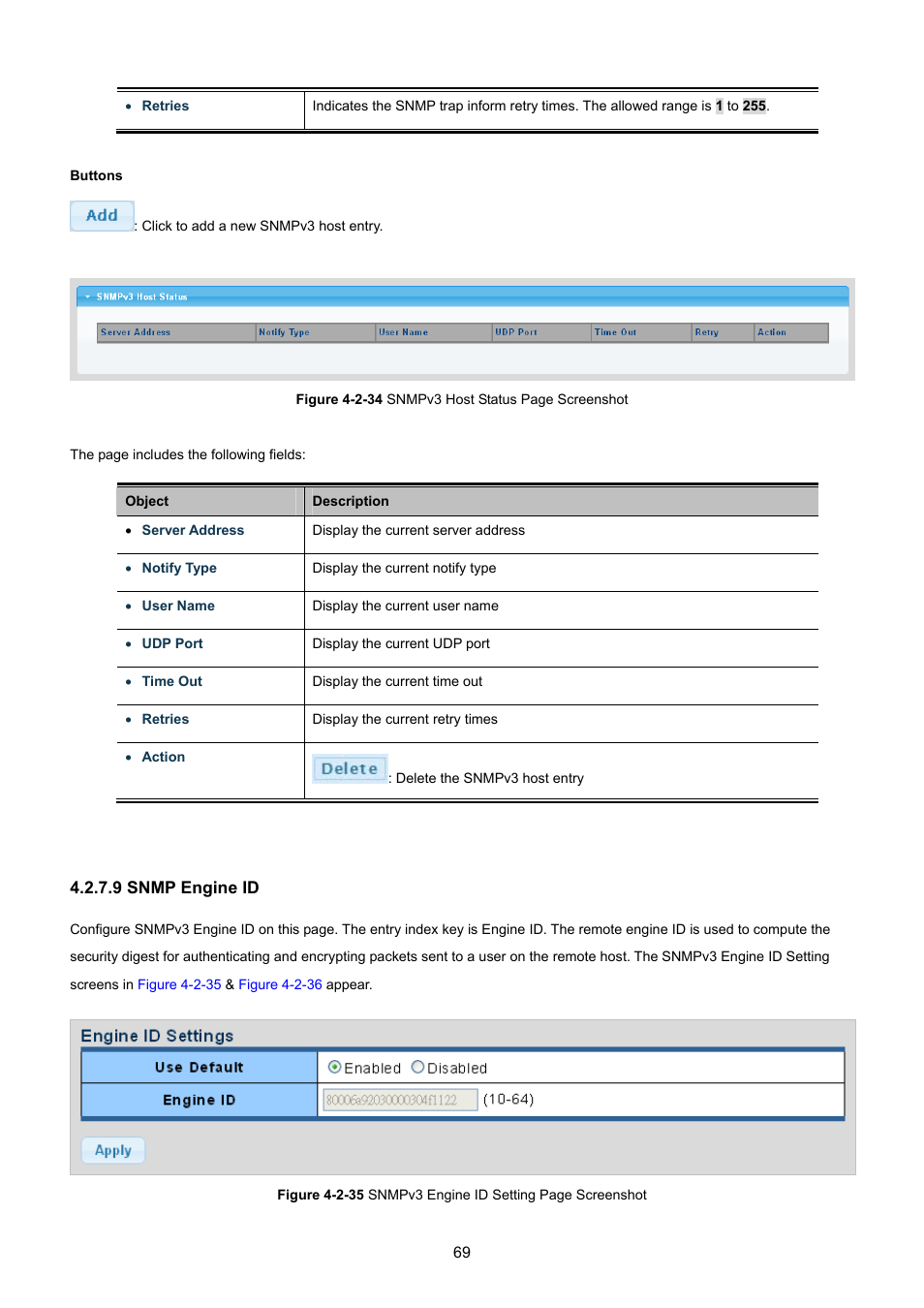 9 snmp engine id | PLANET GS-4210-8P2T2S User Manual | Page 69 / 331