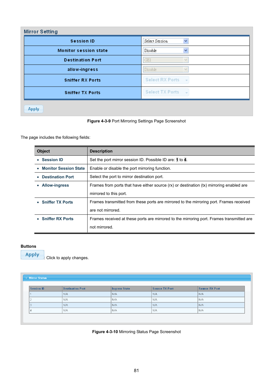 PLANET GS-4210-8P2T2S User Manual | Page 81 / 331