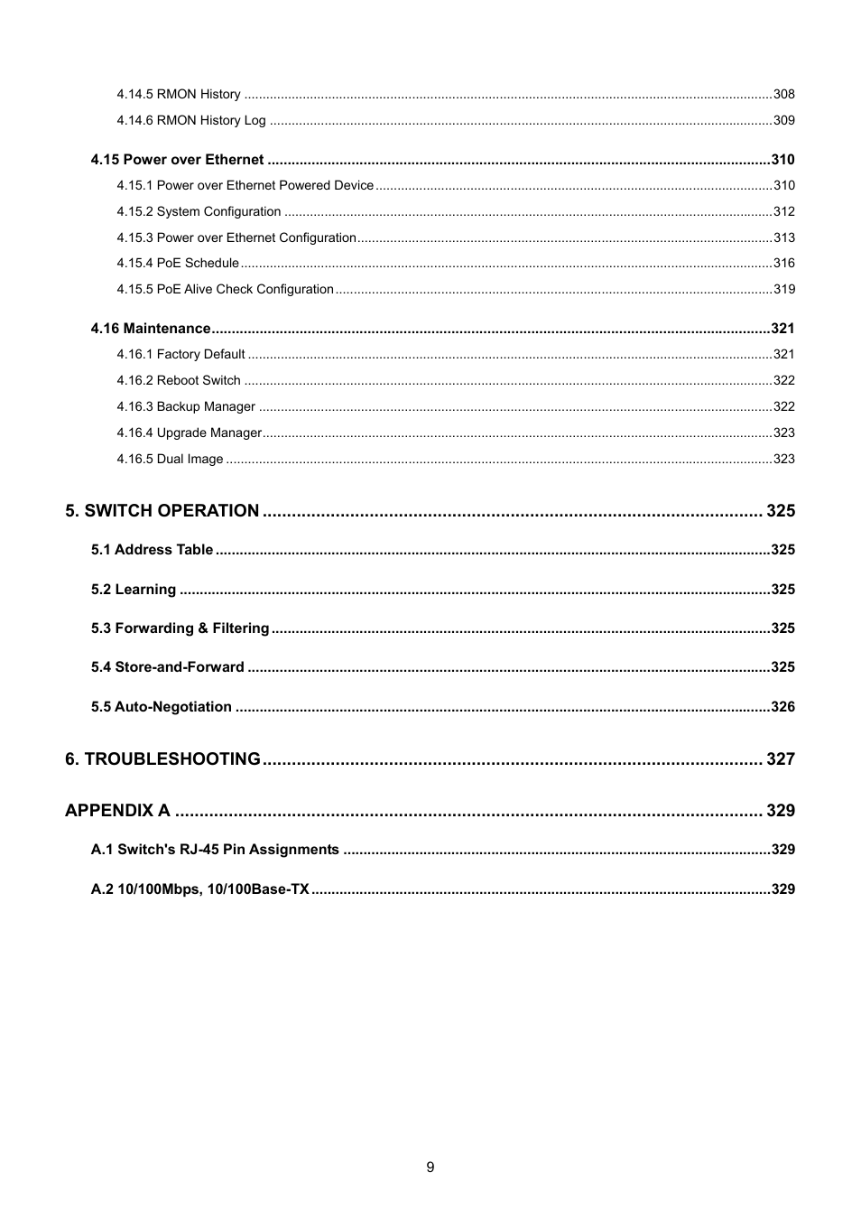 PLANET GS-4210-8P2T2S User Manual | Page 9 / 331