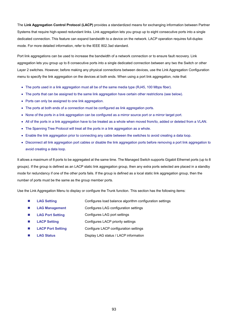 PLANET GS-4210-8P2T2S User Manual | Page 93 / 331