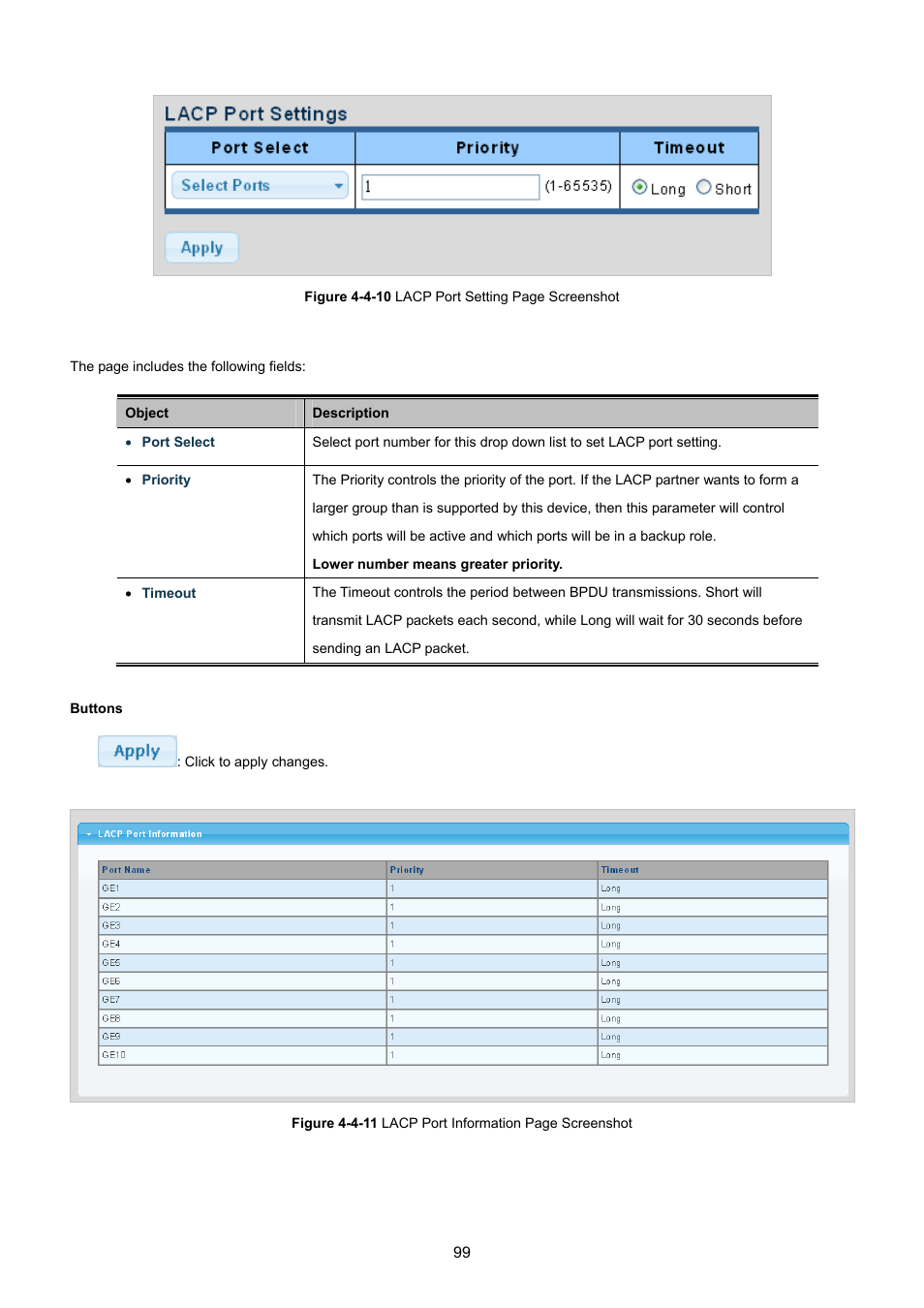 PLANET GS-4210-8P2T2S User Manual | Page 99 / 331