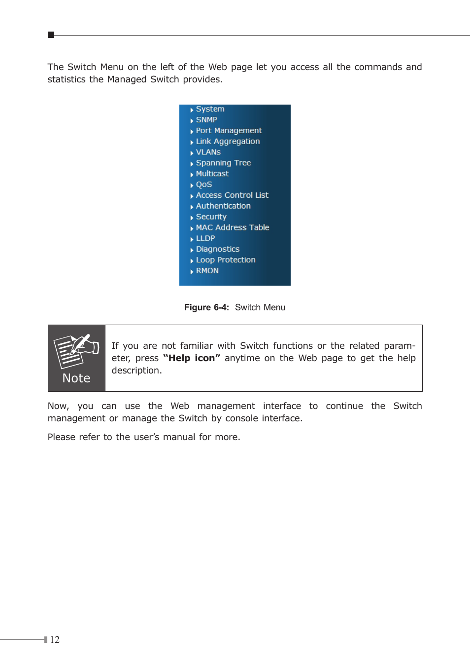 PLANET GS-5220-16S8C User Manual | Page 12 / 16