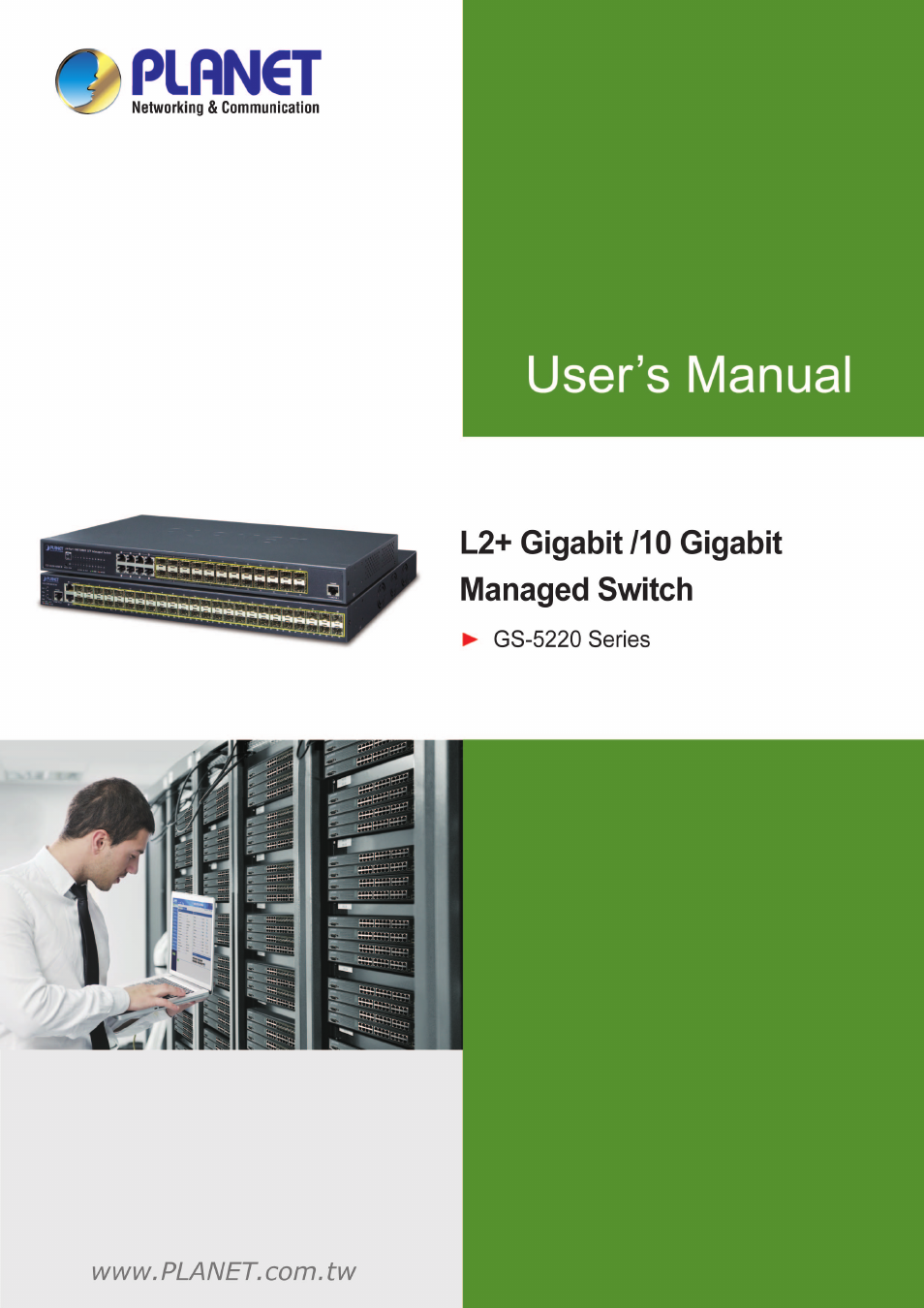 PLANET GS-5220-16S8C User Manual | 343 pages