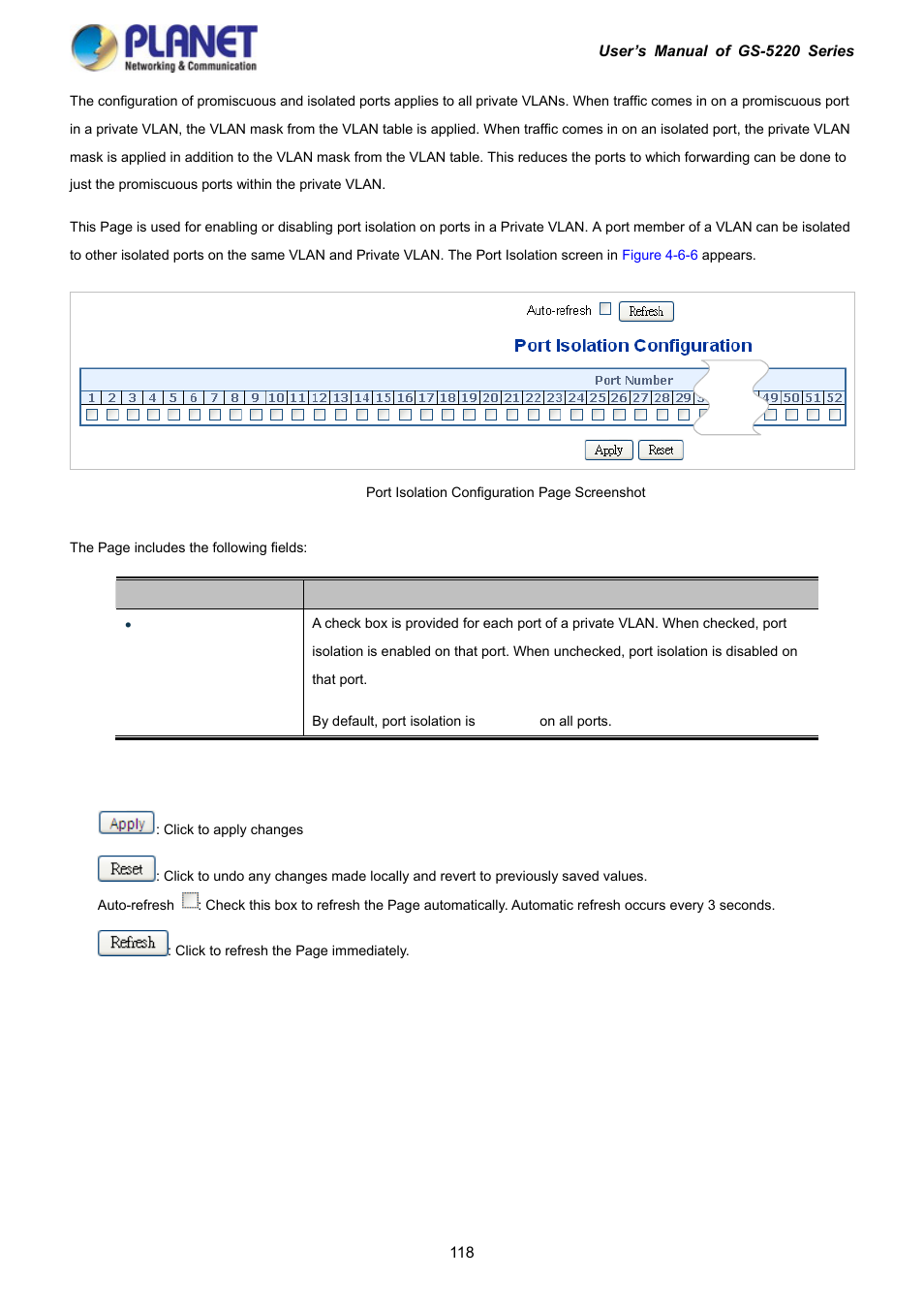 PLANET GS-5220-16S8C User Manual | Page 118 / 343