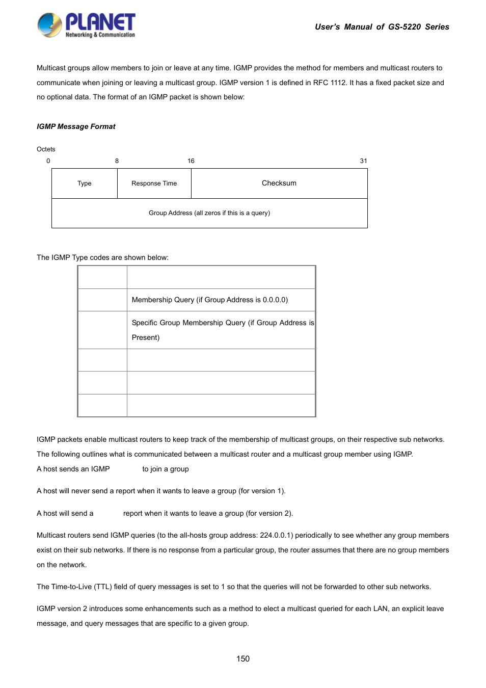 PLANET GS-5220-16S8C User Manual | Page 150 / 343