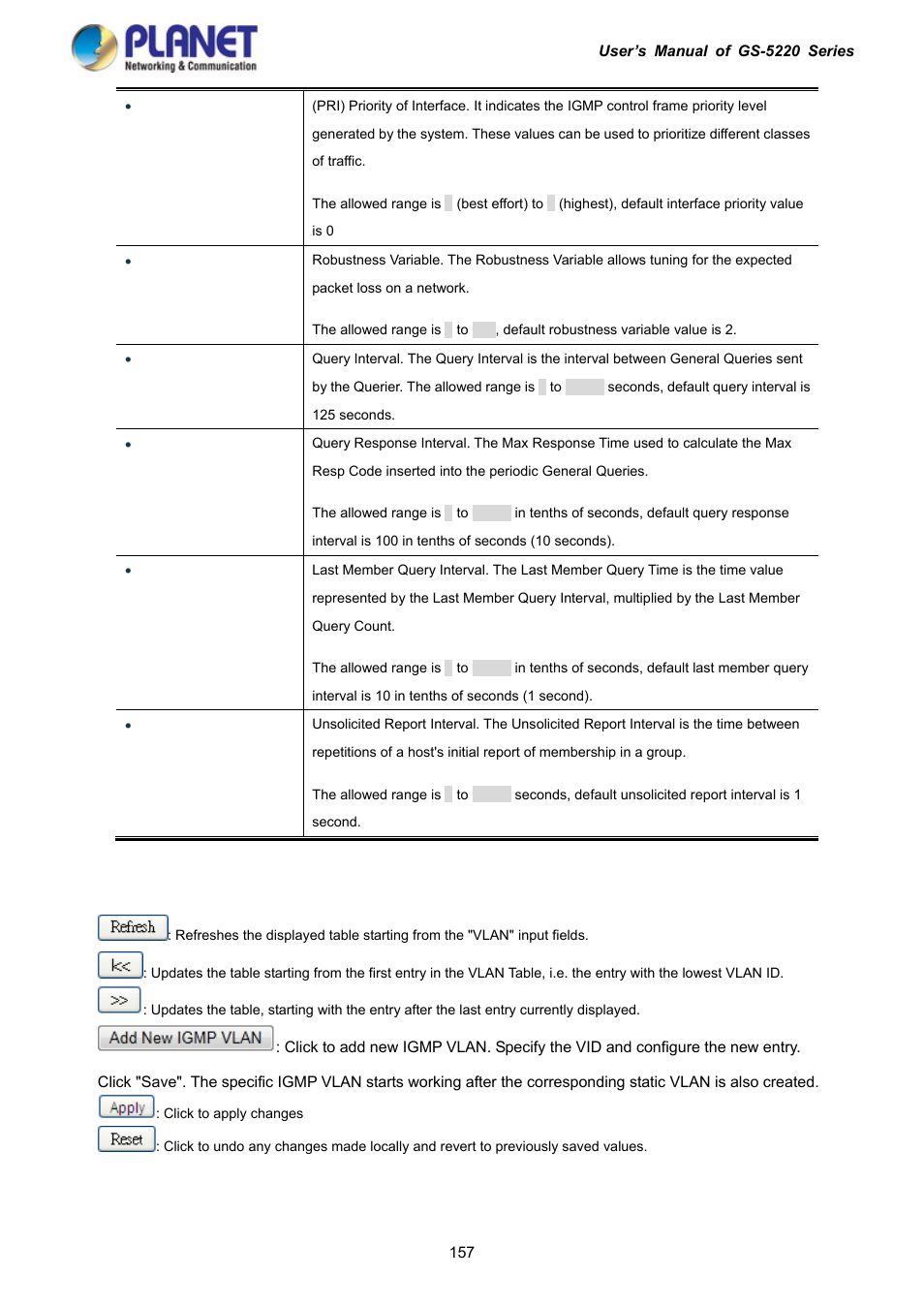PLANET GS-5220-16S8C User Manual | Page 157 / 343
