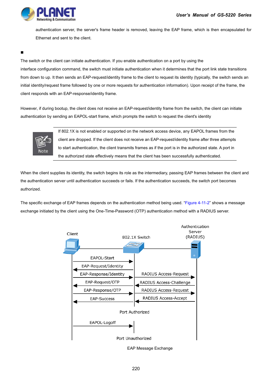 PLANET GS-5220-16S8C User Manual | Page 220 / 343