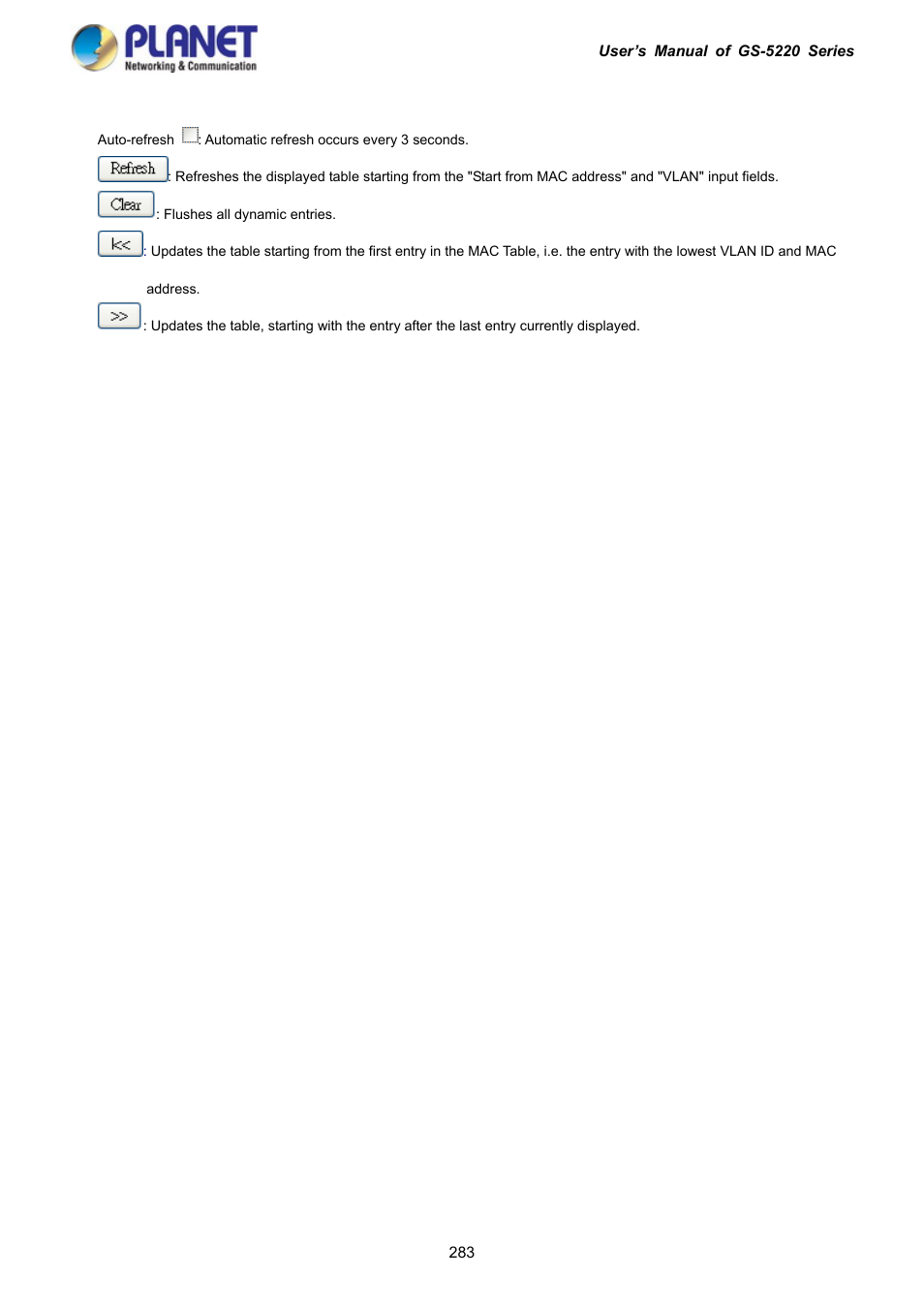 PLANET GS-5220-16S8C User Manual | Page 283 / 343