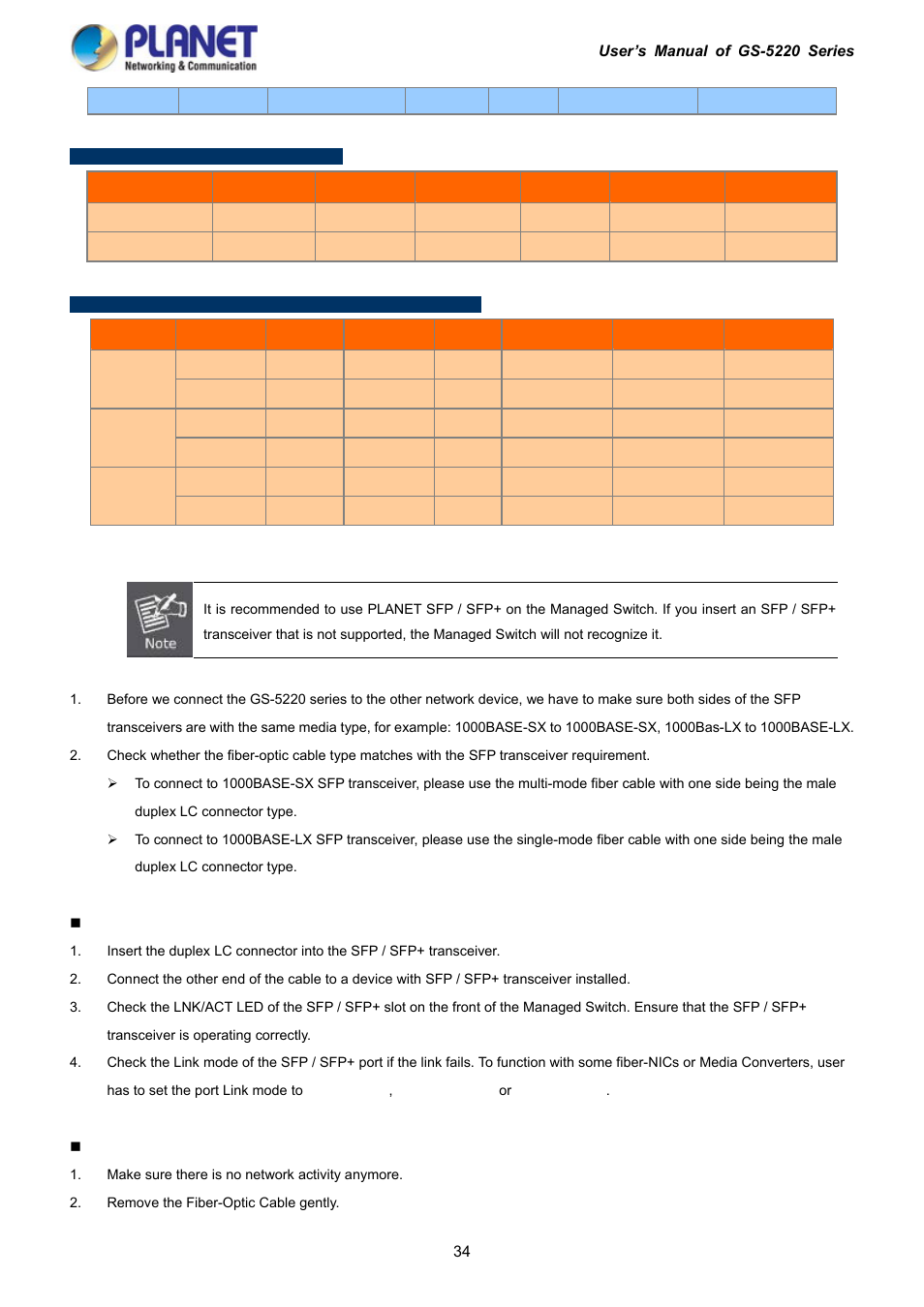 PLANET GS-5220-16S8C User Manual | Page 34 / 343