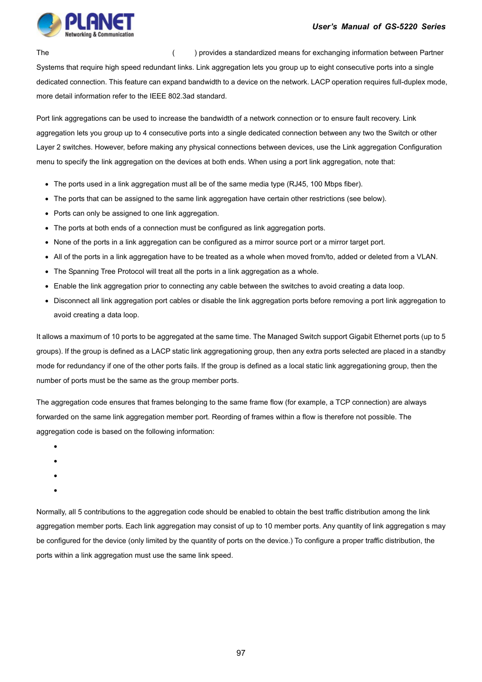 PLANET GS-5220-16S8C User Manual | Page 97 / 343