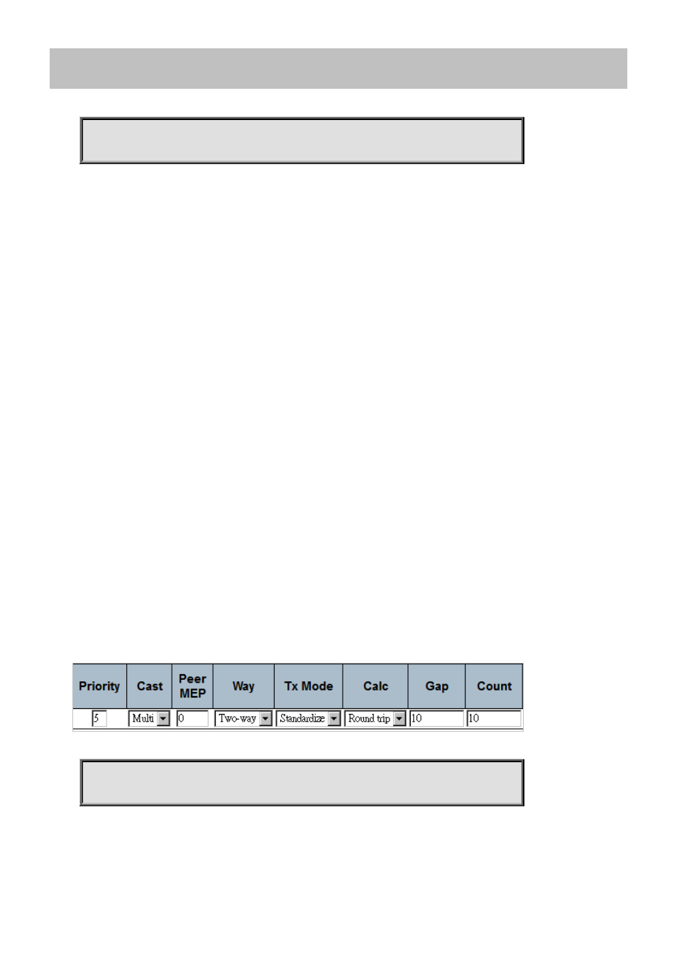 128 mep <instance> dm | PLANET GS-5220-48T4X User Manual | Page 244 / 433