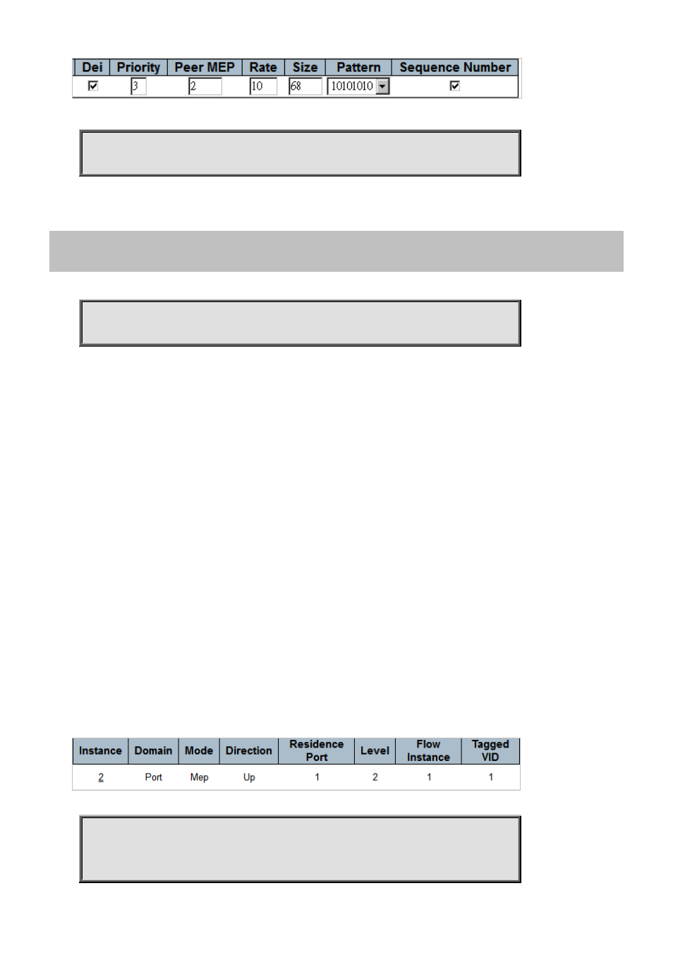 144 mep <instance> up | PLANET GS-5220-48T4X User Manual | Page 255 / 433