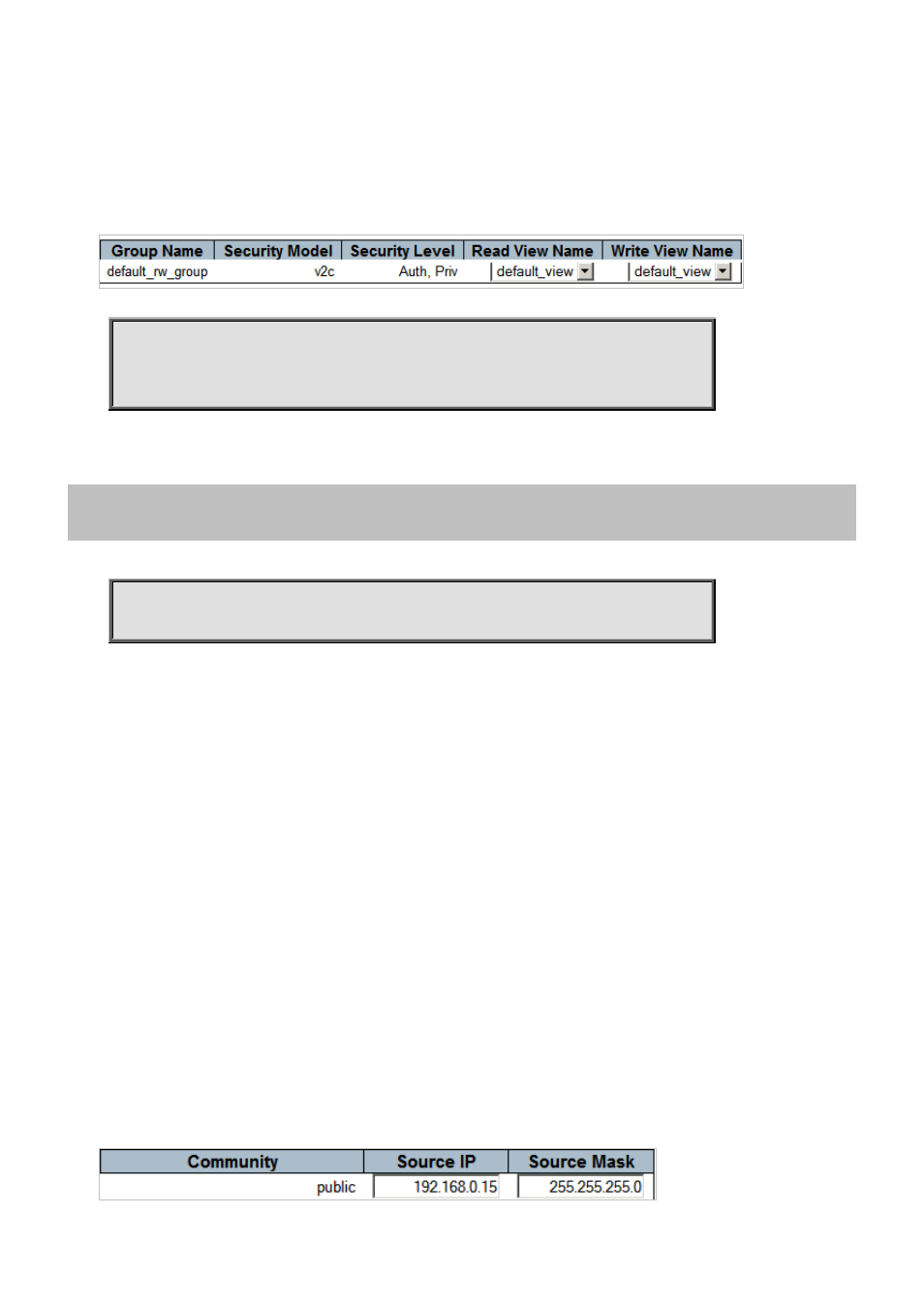 209 snmp-server community | PLANET GS-5220-48T4X User Manual | Page 300 / 433