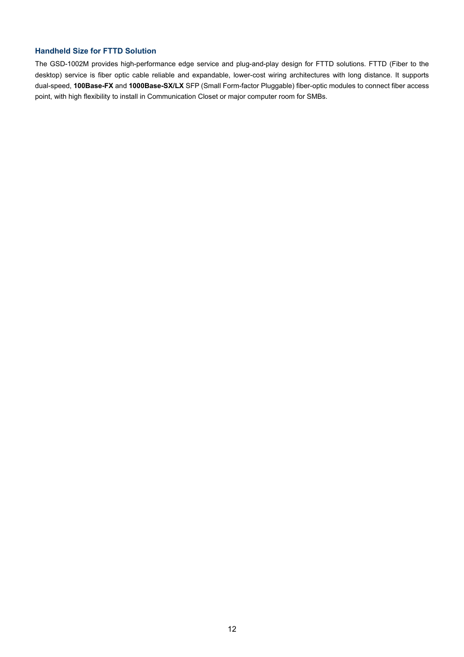 PLANET GSD-1002M User Manual | Page 12 / 313