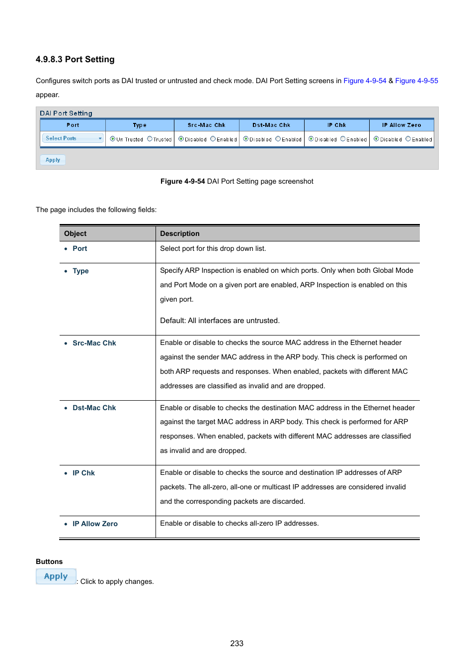 3 port setting | PLANET GSD-1002M User Manual | Page 233 / 313