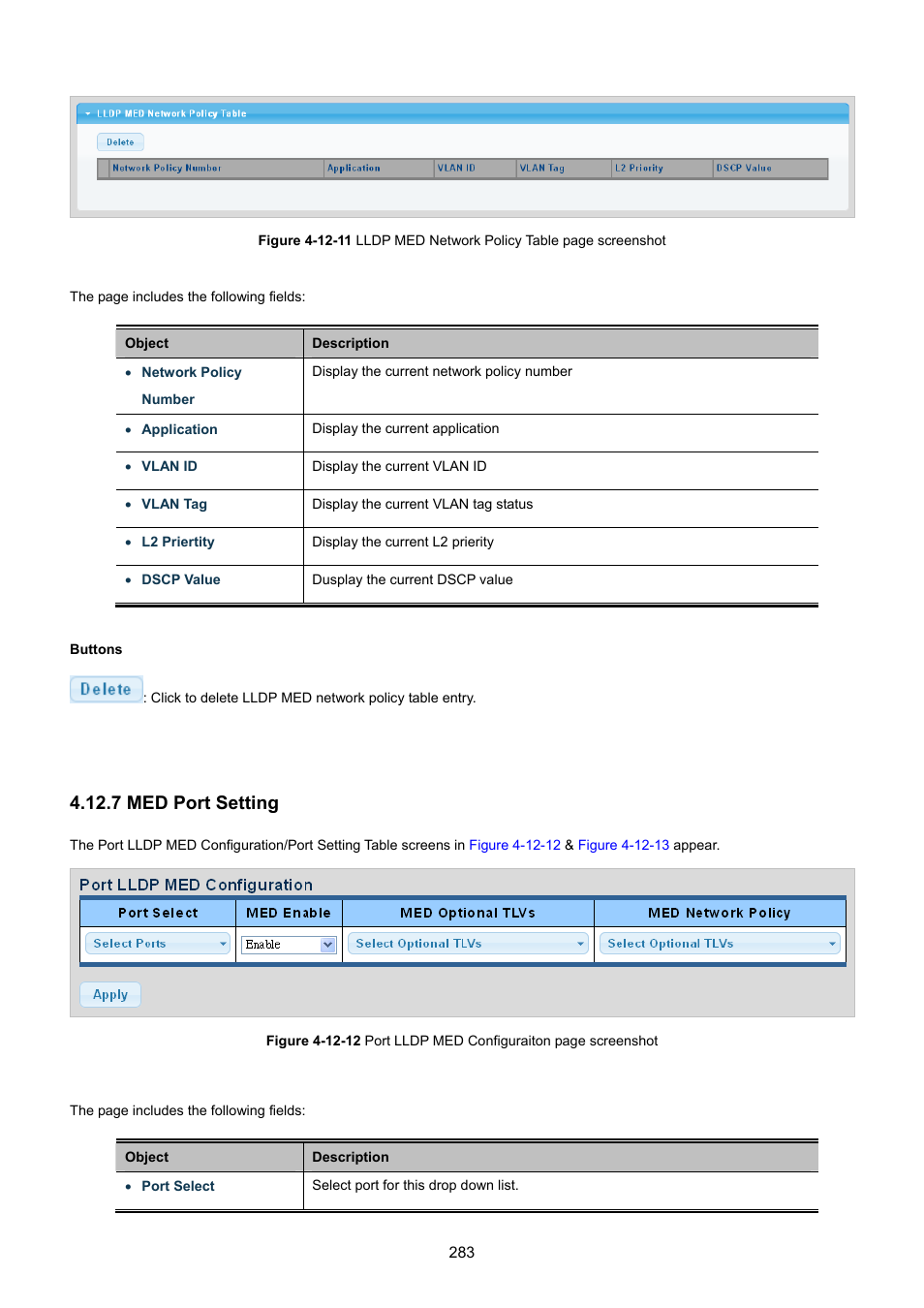 7 med port setting | PLANET GSD-1002M User Manual | Page 283 / 313