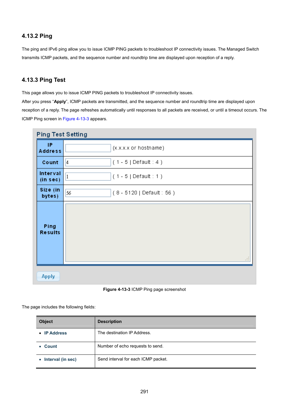 2 ping, 3 ping test | PLANET GSD-1002M User Manual | Page 291 / 313