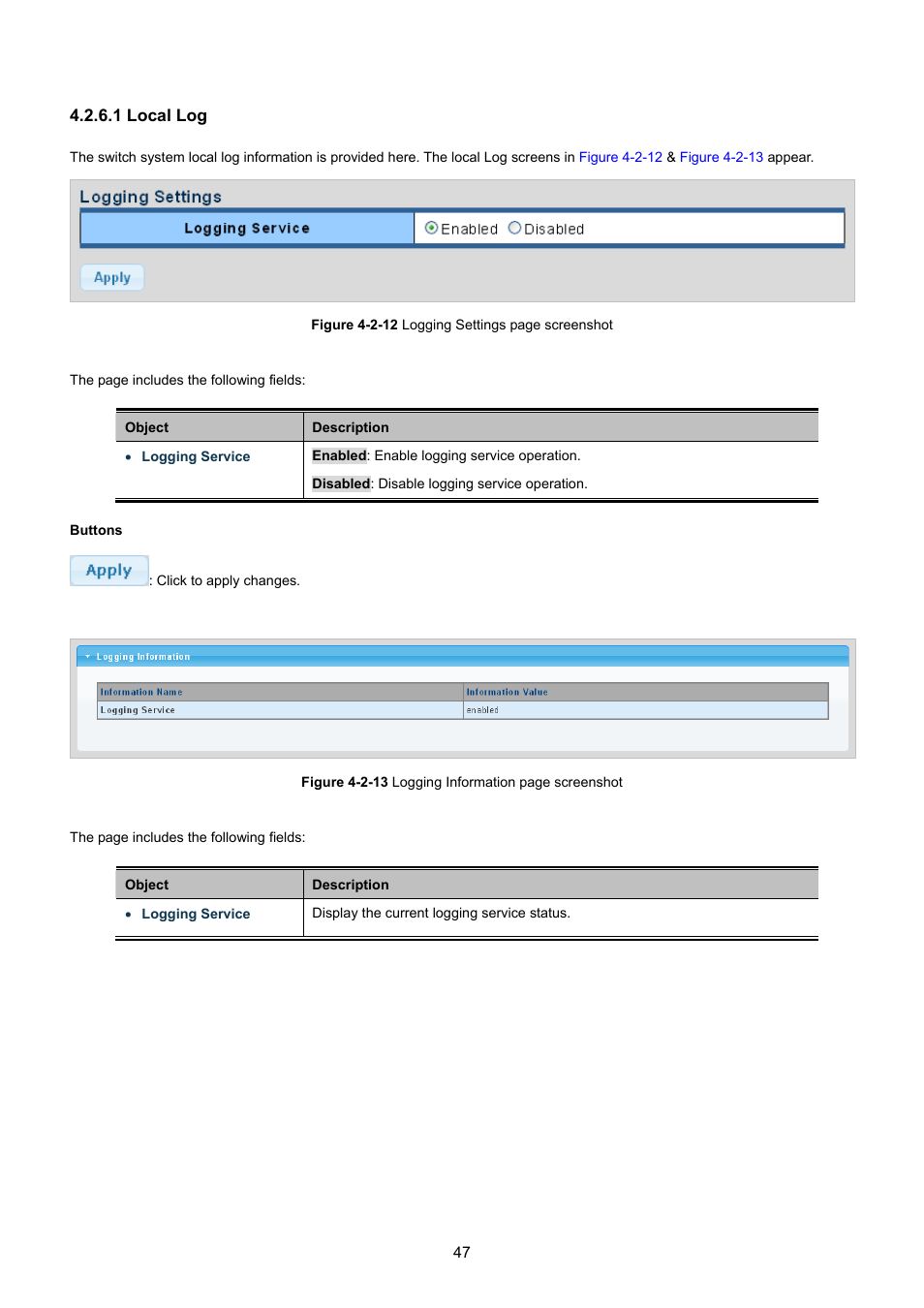 1 local log | PLANET GSD-1002M User Manual | Page 47 / 313