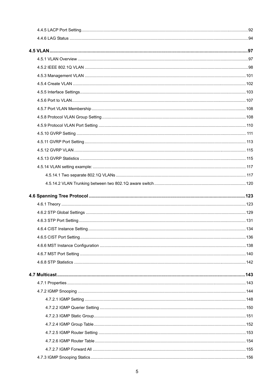 PLANET GSD-1002M User Manual | Page 5 / 313