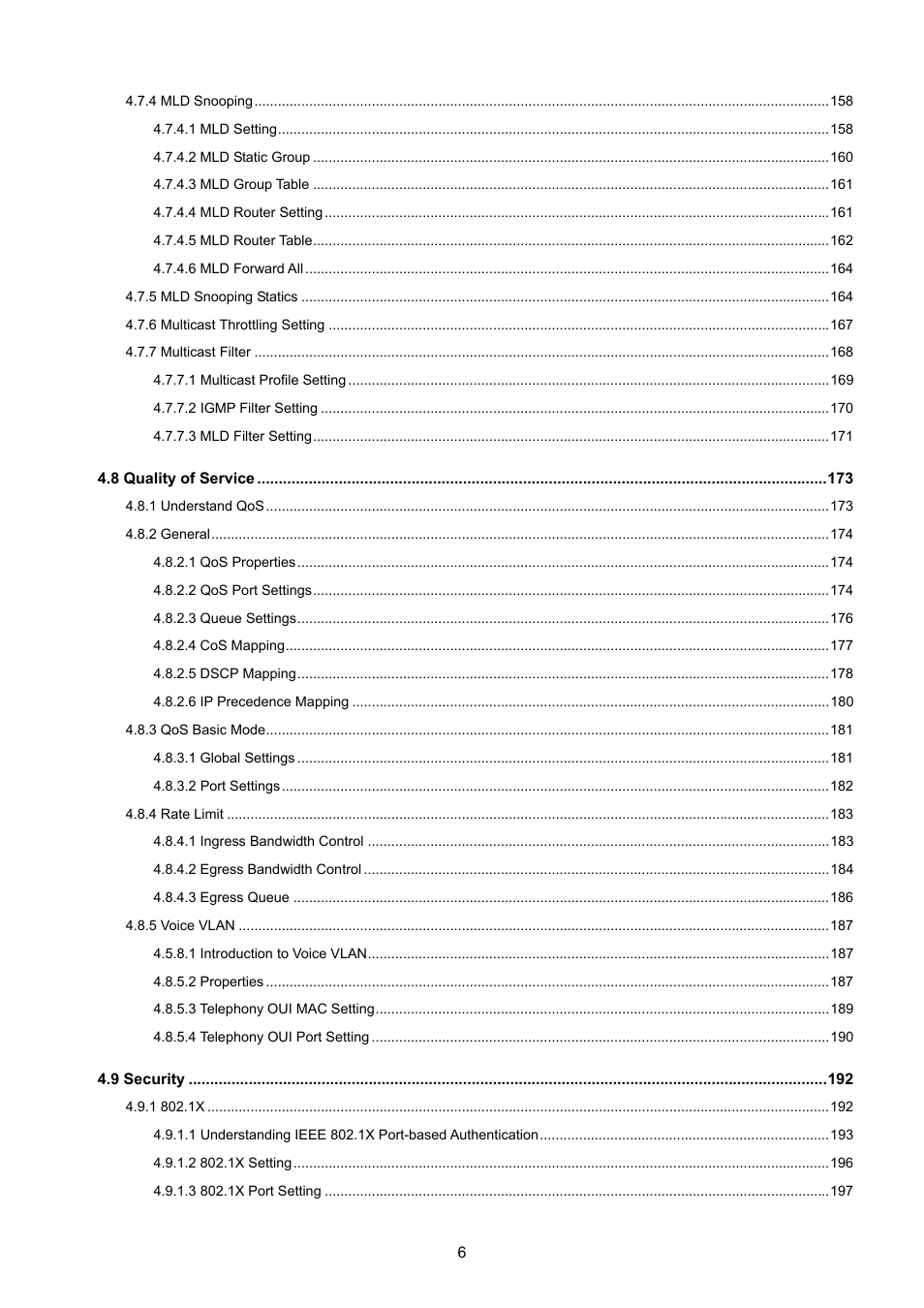 PLANET GSD-1002M User Manual | Page 6 / 313
