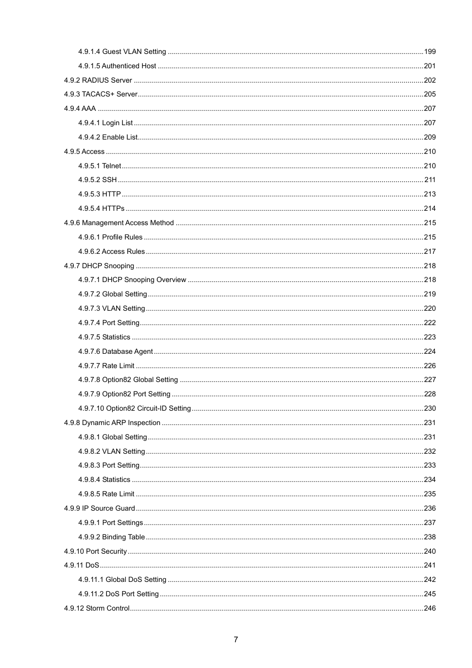 PLANET GSD-1002M User Manual | Page 7 / 313