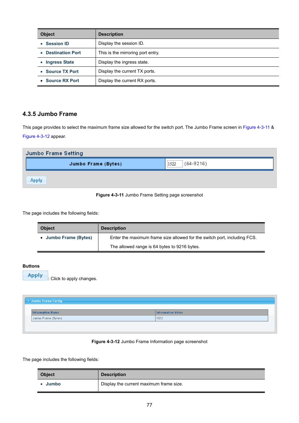 5 jumbo frame | PLANET GSD-1002M User Manual | Page 77 / 313