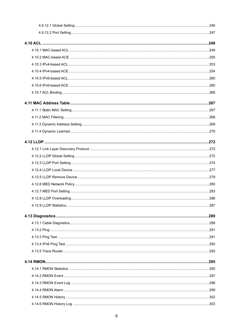 PLANET GSD-1002M User Manual | Page 8 / 313