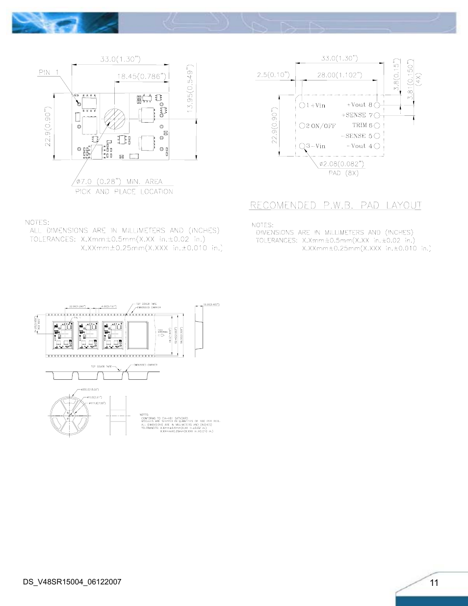 Delta Electronics Delphi Series V48SR User Manual | Page 11 / 14