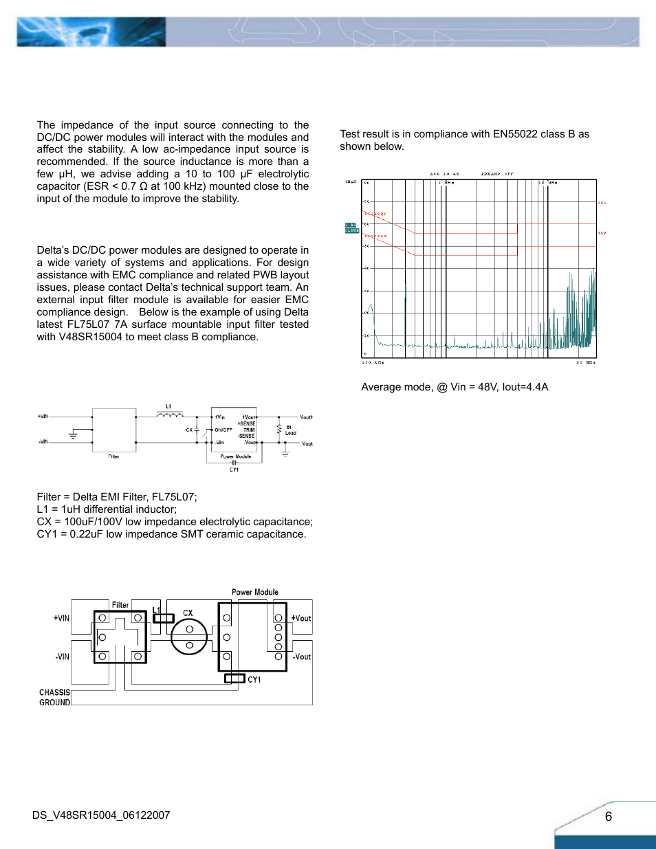 Design considerations | Delta Electronics Delphi Series V48SR User Manual | Page 6 / 14