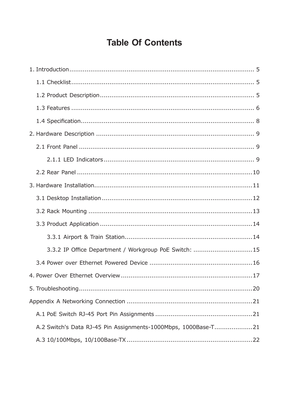 PLANET GSD-808HP User Manual | Page 4 / 24