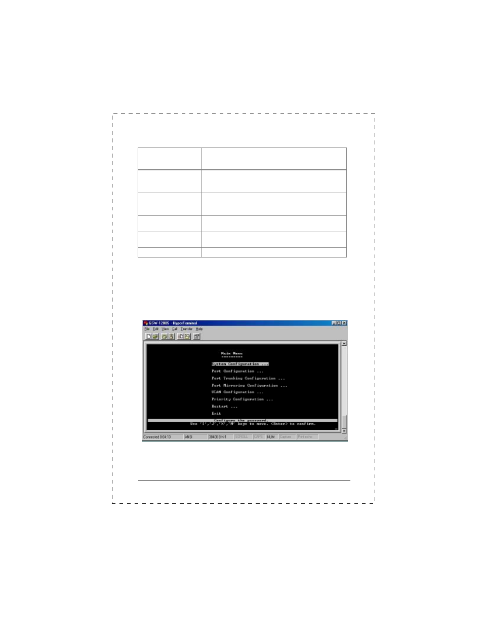 2 main menu screen | PLANET GSW-1200S User Manual | Page 21 / 40