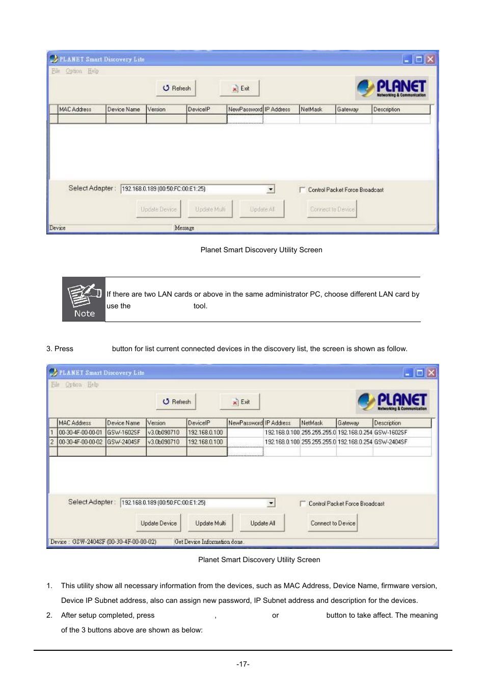 PLANET GSW-1602SF User Manual | Page 23 / 139