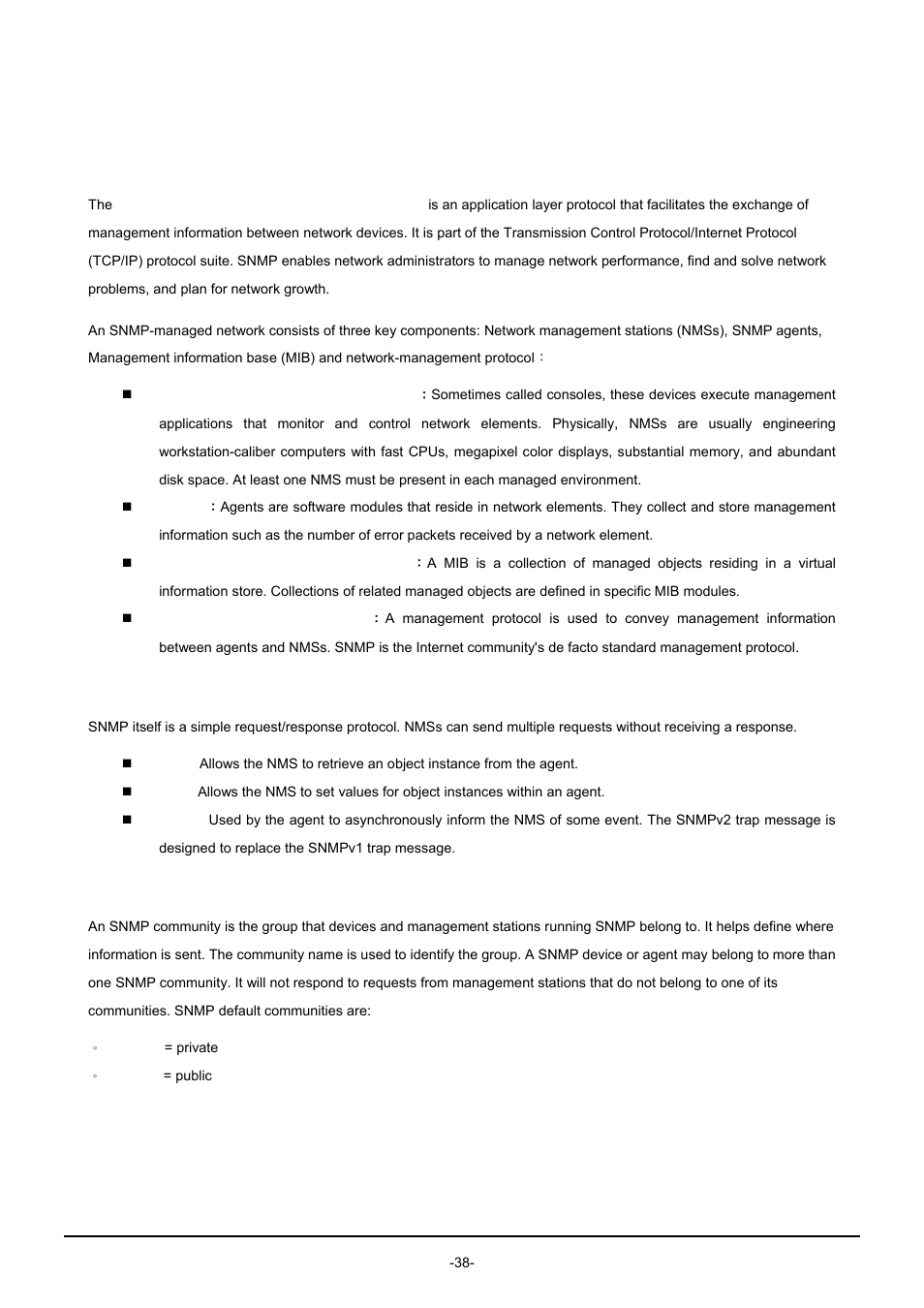 3 snmp, 1 theory, Snmp | PLANET GSW-1602SF User Manual | Page 44 / 139